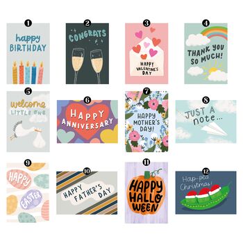 Personalised Inspiration Flash Card Tin Set, 10 of 11