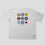 Brighton Football Beer Mats Oversized T Shirt, thumbnail 3 of 10