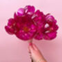 Large Hot Pink Bouquet Recycled Plastic Bottle Flowers, thumbnail 4 of 10