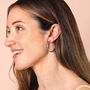 Stainless Steel Hoop Earrings, thumbnail 5 of 12