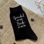 Grandad Of The Bride Wedding Socks, thumbnail 3 of 3