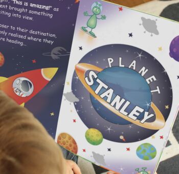 Personalised Space Story Book, 3 of 5