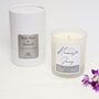 Namaste Personalised Soy Wax Scented Candle, thumbnail 3 of 10