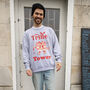 The Trifle Tower Men's Christmas Jumper, thumbnail 2 of 4
