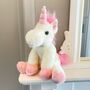 Unicorn Soft Toy, thumbnail 1 of 6