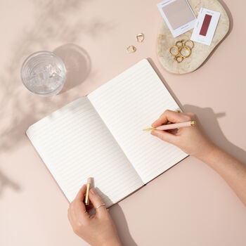 Notes And Thoughts Lined Journal/Notebook Stationery Gift Set, 5 of 5