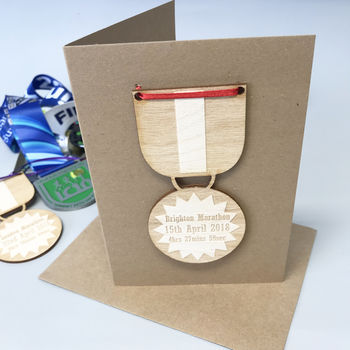 Personalised Congratulations Race Time Medal, 8 of 12