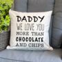 Personalised Daddy Love You Cushion, thumbnail 1 of 2