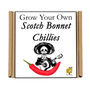 Grow Your Own Chilli Plant. Scotch Bonnet Seeds Kit, thumbnail 4 of 4