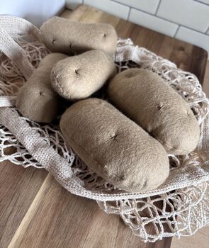 Pretend Play Felt Food Potatoes, 5 of 5
