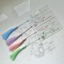 Personalised Custom Tassel Clear Acrylic Bookmark, thumbnail 1 of 8