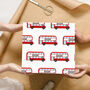 Personalised London Bus Wrapping Paper, thumbnail 1 of 3