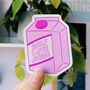 Self Love Juice Cute Pink Sticker, thumbnail 1 of 3