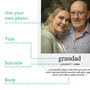 Wedding Photo Gift Custom Made Personalised Print, thumbnail 4 of 7