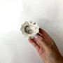 White Monochrome Marble Flower Candle Holder, thumbnail 4 of 5
