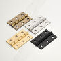 Solid Brass Double Bronze Washered Door Butt Hinges, thumbnail 6 of 10