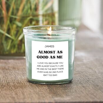 Personalised Funny Scented Jar Candle, 2 of 4