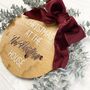 Personalised Family Christmas Wreath 'At The X House', thumbnail 5 of 10
