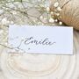 Personalised Calligraphy Wedding Place Name Card, thumbnail 2 of 7