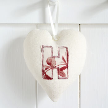 Personalised Embroidered Name Heart Gift, 9 of 12
