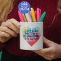 Personalised Rainbow Heart Quote Storage Pot, thumbnail 1 of 3