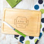 Personalised Mens Bar And Grill Chopping Board, thumbnail 5 of 8