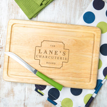 Personalised Mens Bar And Grill Chopping Board, 5 of 8