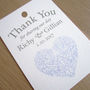Personalised Heart Vintage Style Favour Tag, thumbnail 4 of 8