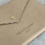 Personalised Buttoned Leather Notebook, thumbnail 3 of 9