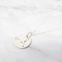 Pisces Constellation Sterling Silver Pendant Necklace, thumbnail 1 of 4