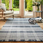 Highland Check Easy Care Navy Rug, thumbnail 1 of 5
