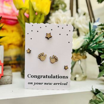 New Baby Card For Grandchild, Godchild, Niece And Nephew, 2 of 2