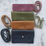 Personalised Leather Clutch Or Cross Body Bag, thumbnail 4 of 4