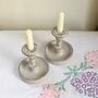 Pair Of Antique Hand Painted Candlesticks ~ 17, thumbnail 3 of 6