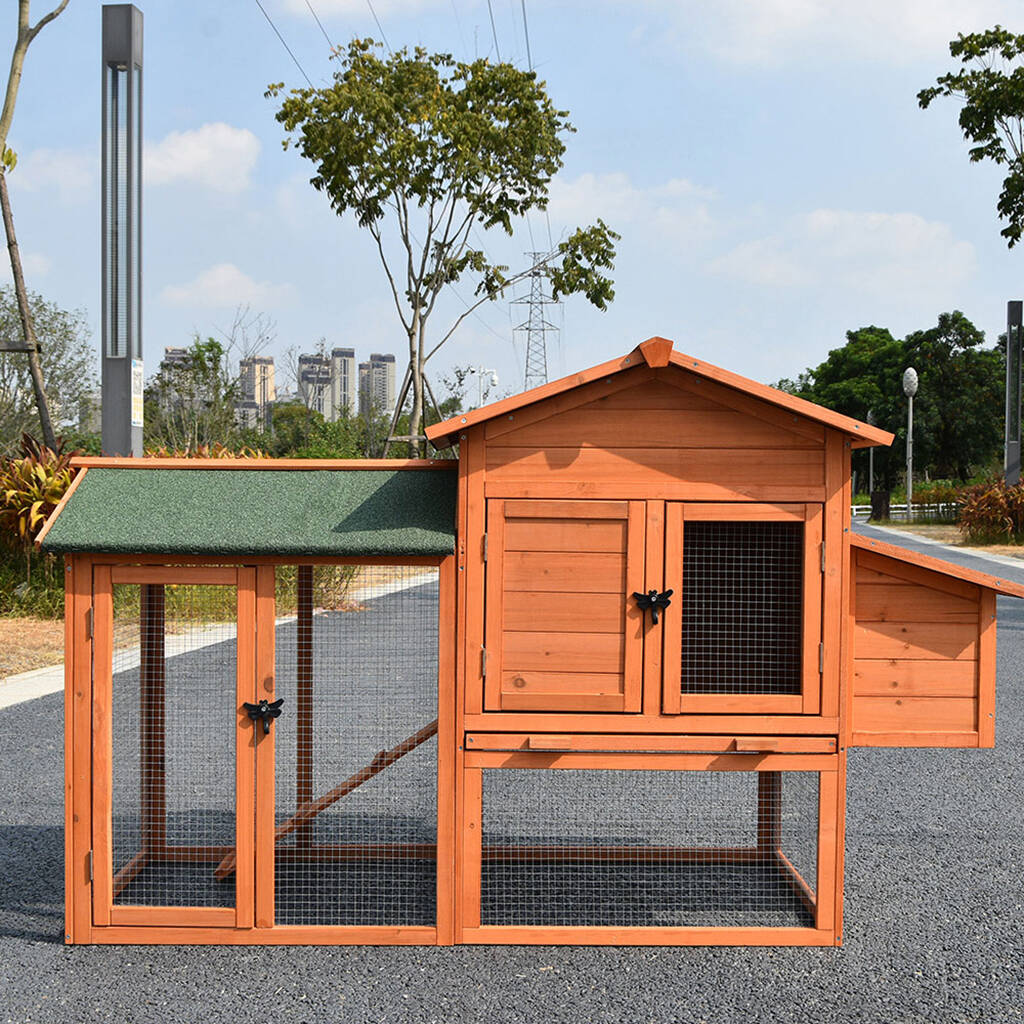 Devon Wooden Chicken Coop With Run By Garden Chic