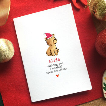 Baby's First Christmas Card Bear, 2 of 3
