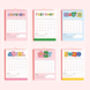 2024 Colourful Graphic Calendar, thumbnail 2 of 3