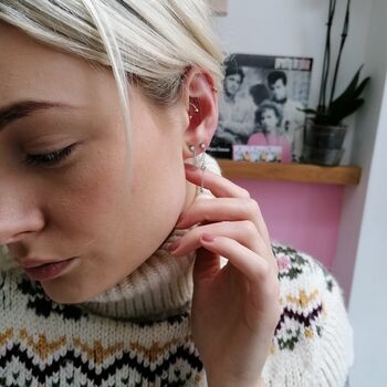 Opal Chandelier Stud Single Earring, 2 of 6