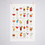 Illustrated Cocktails Tea Towel, thumbnail 3 of 3