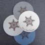 Personalised Engraved Leather Christmas Coaster, thumbnail 1 of 5