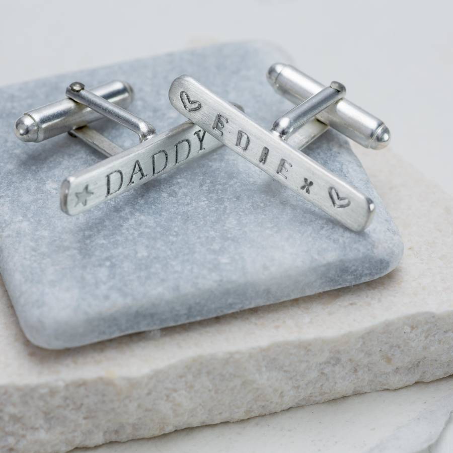 Image of Personalised Skinny Bar Cufflinks
