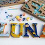 Personalised Paint Your Own Under The Sea Wooden Name, thumbnail 2 of 6