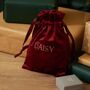 Personalised Small Velvet Gift Bag, thumbnail 1 of 3