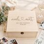 Engraved Valentines Couple Keepsake Box, thumbnail 1 of 4