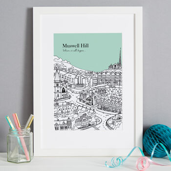 Personalised Muswell Hill Print, 7 of 10