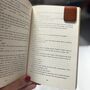 Personalised Vegan Leather Magnetic Bookmark, thumbnail 7 of 8