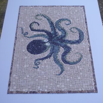Black And Green Octopus Marble Mosaic, 6 of 7