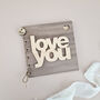 Personalised Wooden Valentine's Or Anniversary Card, thumbnail 3 of 7