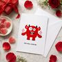 Funny Monster Valentine’s Card, thumbnail 1 of 6