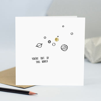 You're Out Of This World, Card For Lover, 2 of 3